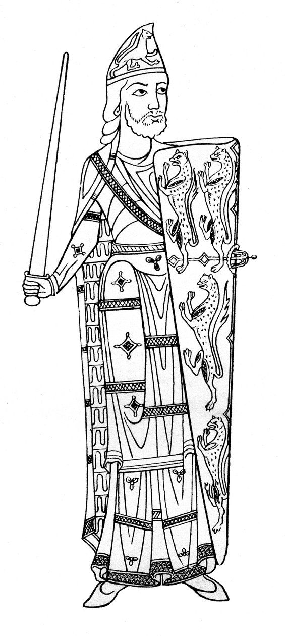 Geoffrey V, greve av Anjou, ca 1150-1155 1924 av Unbekannt
