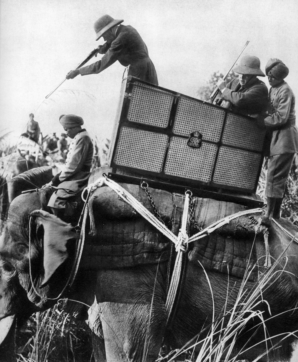 George V skyter tigre, India, 1911, 1935 av Unbekannt