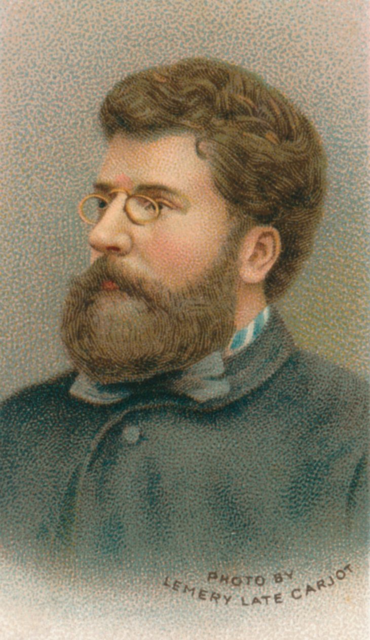 Georges Bizet 1838-1875, fransk komponist, 1911 av Unbekannt
