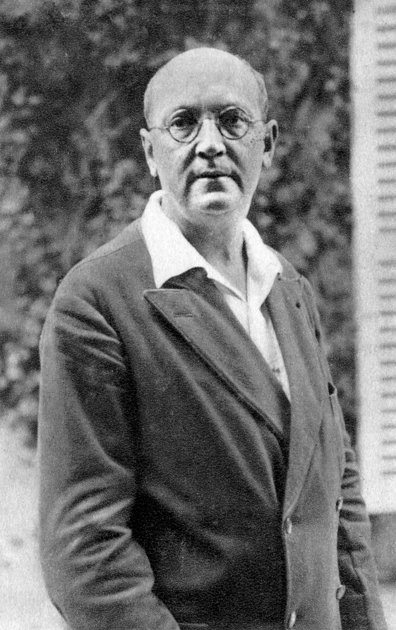 Georges Duhamel , fransk forfatter, 1935 av Unbekannt