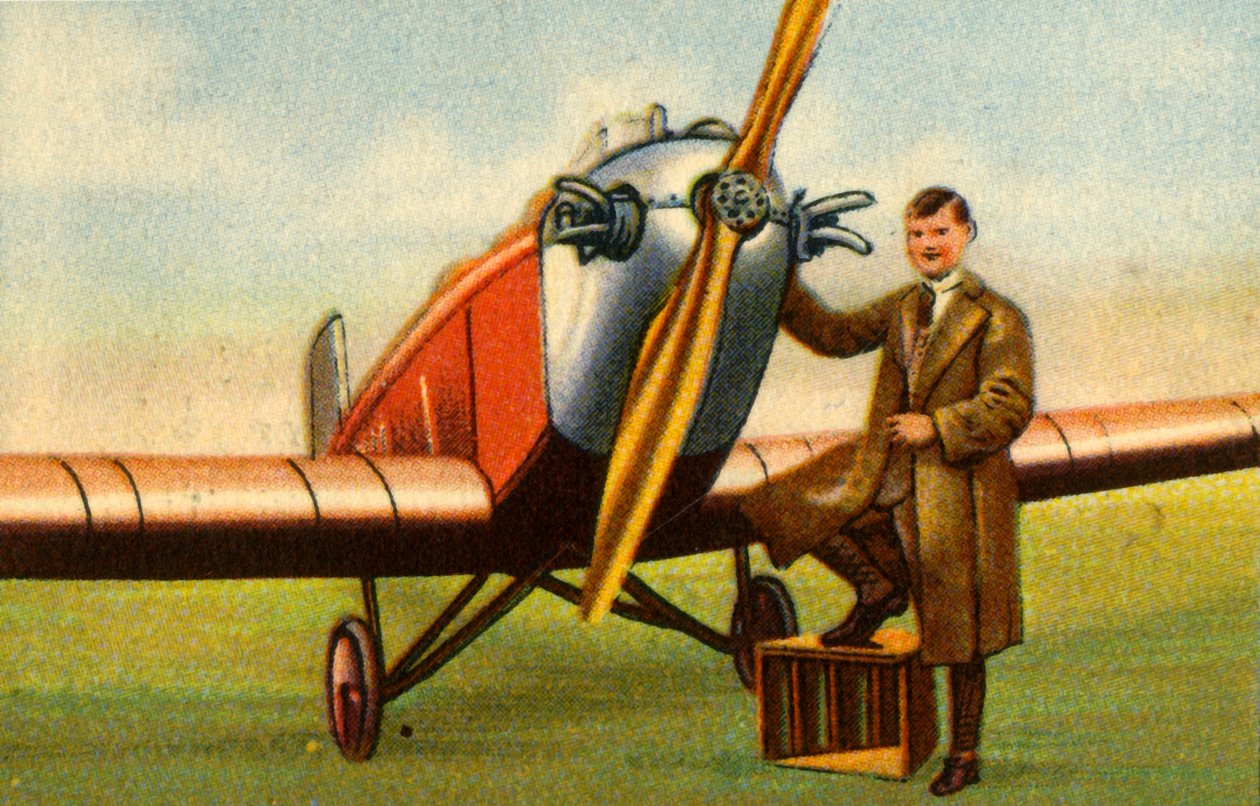 Den tyske flygeren Friedrich Karl von Koenig-Warthausen, 1932. av Unbekannt
