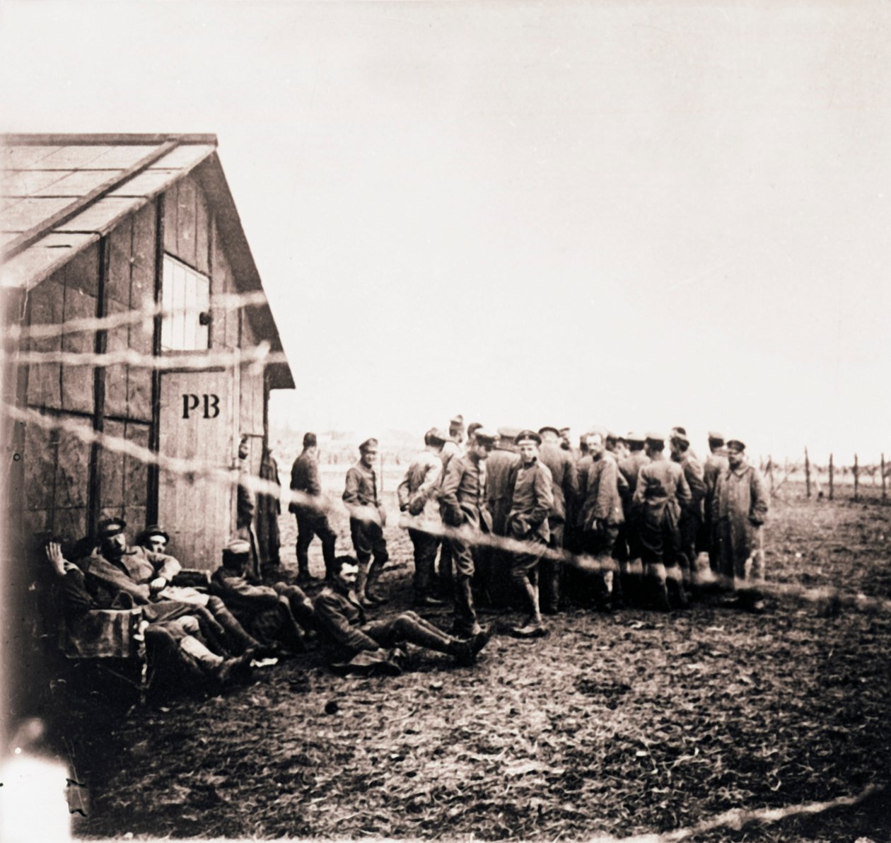 Tyske krigsfanger, c1914-c1918. av Unbekannt