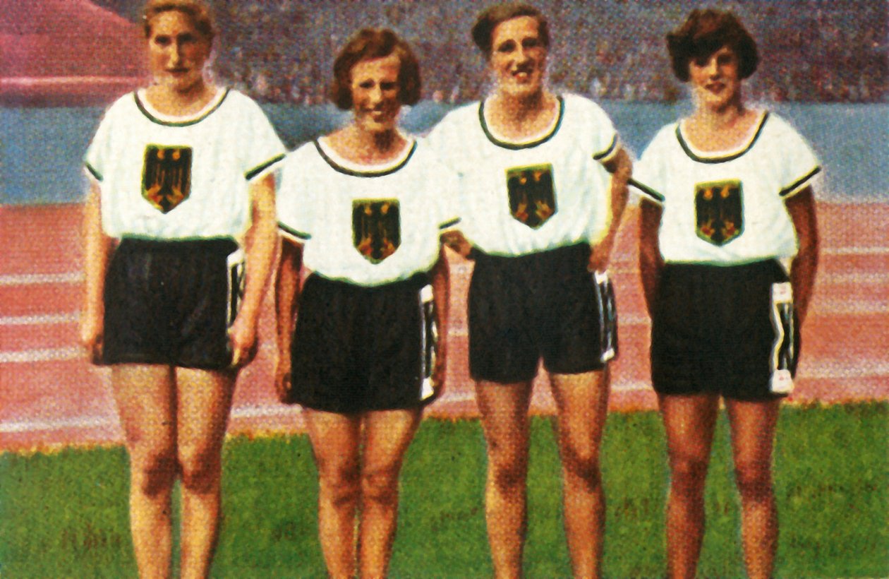 Tysk stafettlag for kvinner på 4x100 meter, 1928. av Unbekannt
