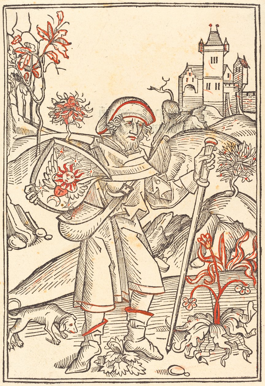 Gerson som pilegrim, 1489. av Unbekannt