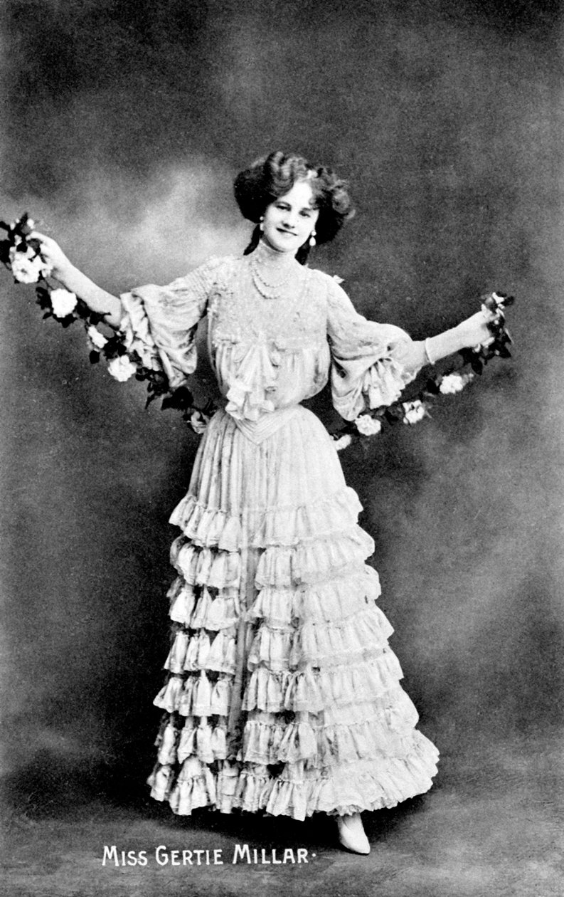 Gertie Millar 1879-1952, engelsk skuespillerinne, 1906 av Unbekannt