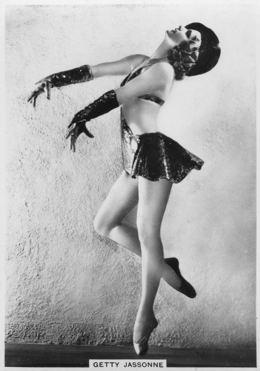 Getty Jassonne, fransk ballettdanser, c1936-c1939 av Unbekannt