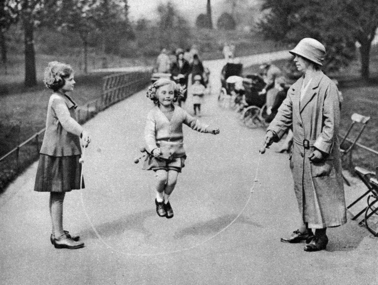 Jentehopping, Hyde Park, London, 1926-1927 av Unbekannt
