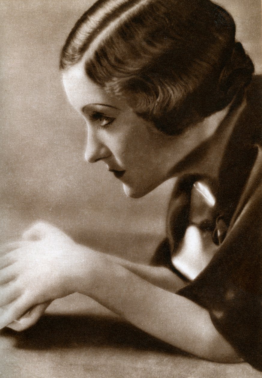 Gloria Swanson , amerikansk skuespillerinne, 1933 av Unbekannt