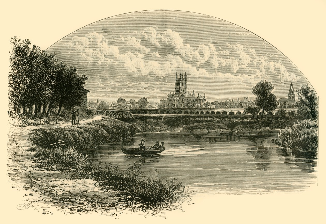 Gloucester, fra nordvest, 1898. av Unbekannt