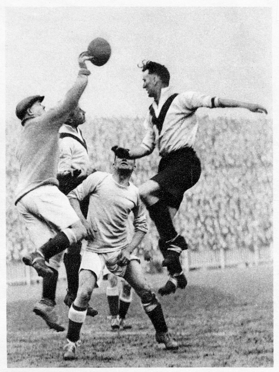 Goalmouth-aksjon på Clapton Orient, London, 1926-1927 av Unbekannt