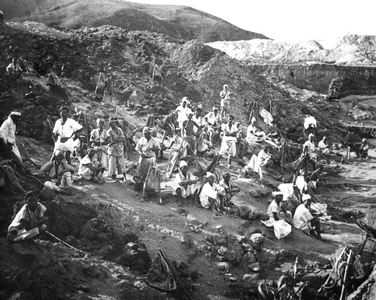 Gullgruve, Korea, c1900 av Unbekannt
