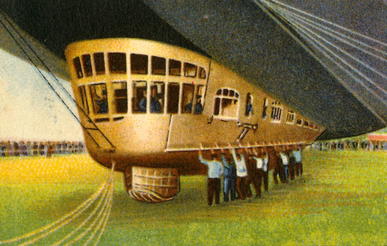 Gondol av en zeppelin, 1932. av Unbekannt