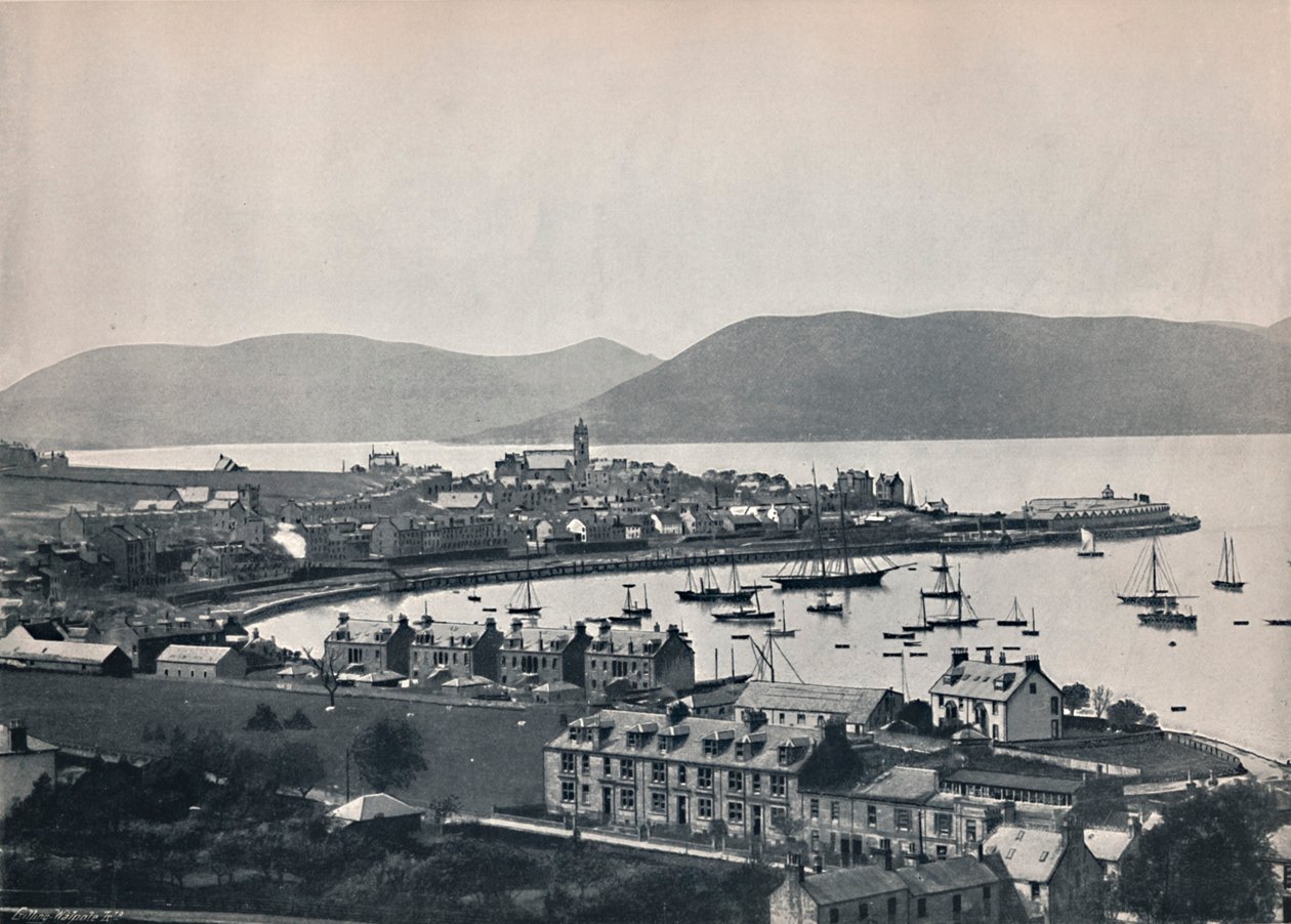 Gourock - The Town and the Harbour, 1895 av Unbekannt