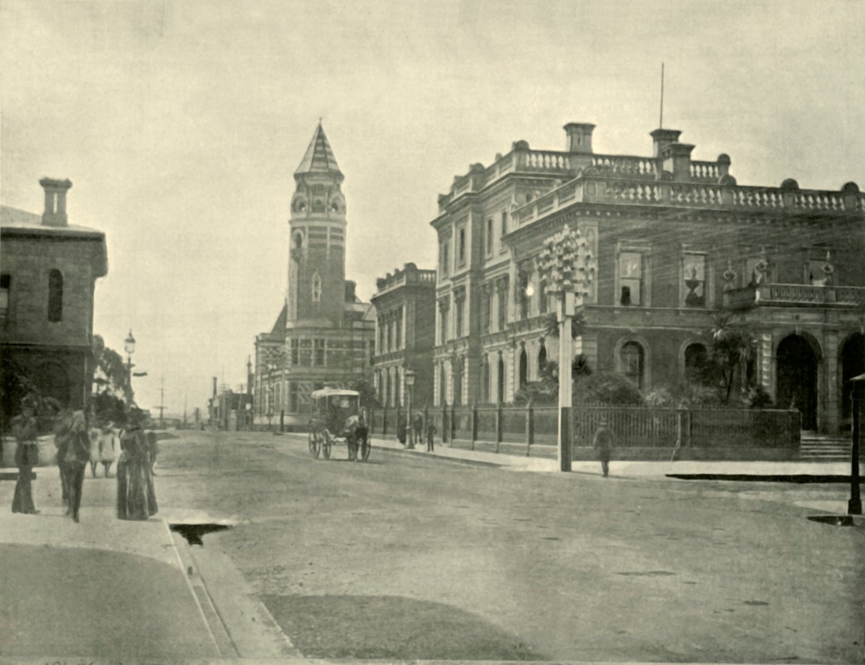 Regjeringskontorer, Launceston, 1901. av Unbekannt