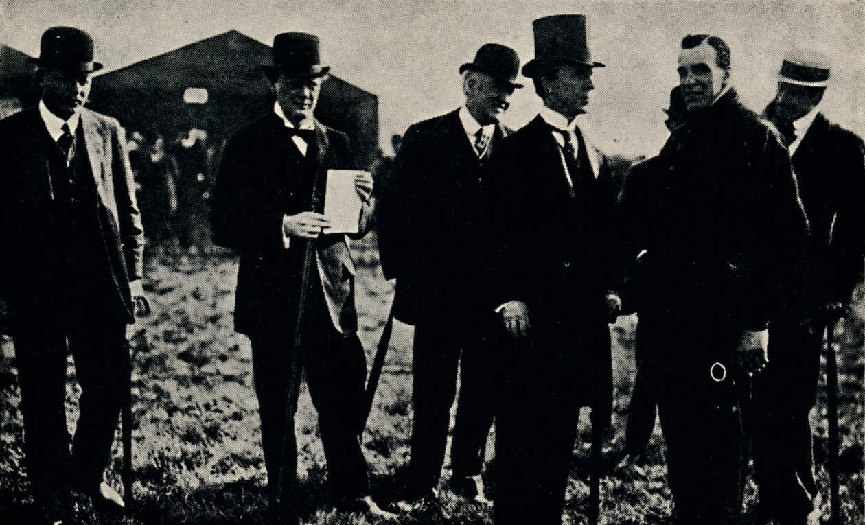 Grahame White og Mr. Churchill, 1910, 1945. av Unbekannt