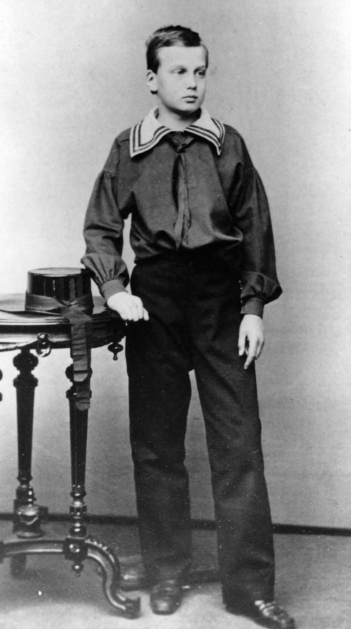 Storhertug Alexei Alexandrovich av Russland, c1860-c1862 av Unbekannt