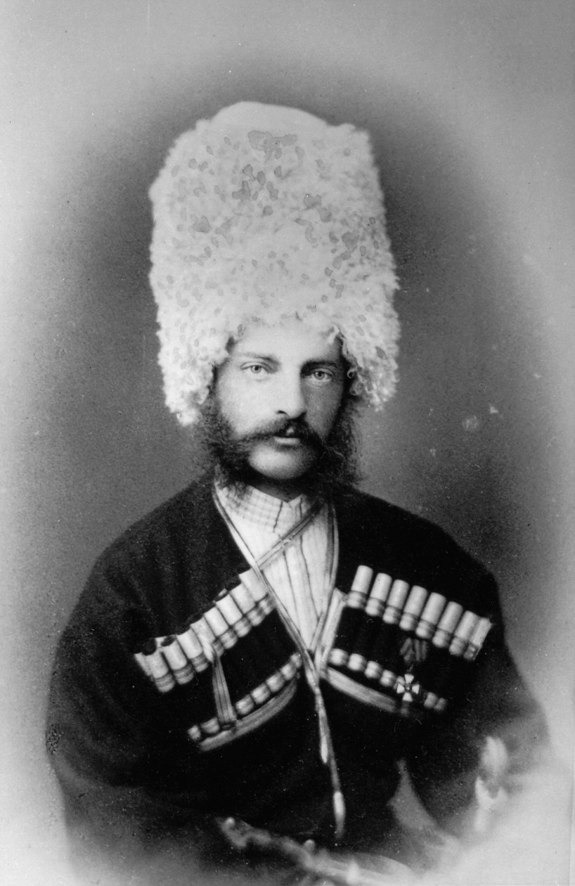 Storhertug Michael Nikolaevich av Russland, c1863-c1865 av Unbekannt