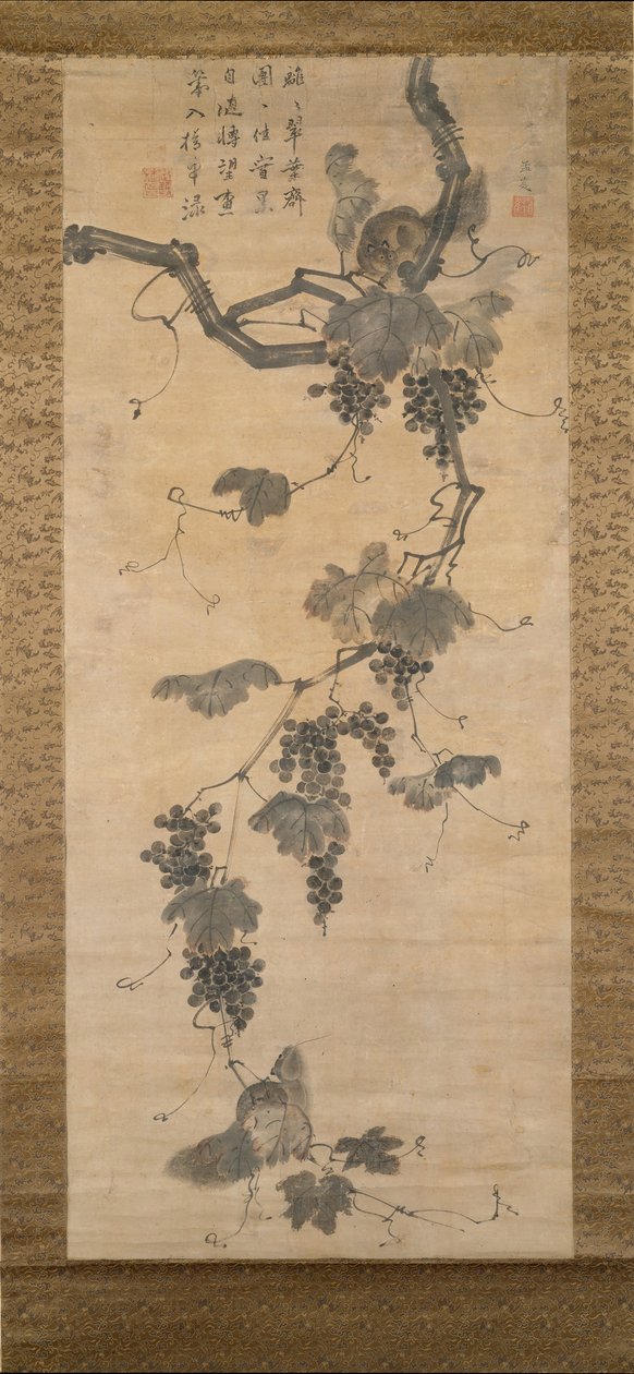 Grapevine and Squirrels, tidlig på 1800-tallet. av Unbekannt
