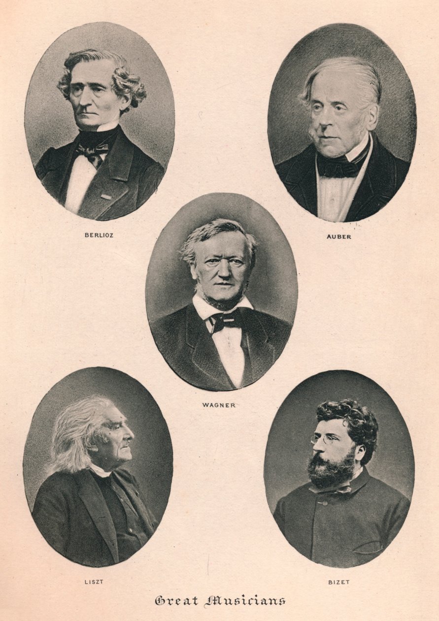 Store musikere - Plate II., 1895 av Unbekannt