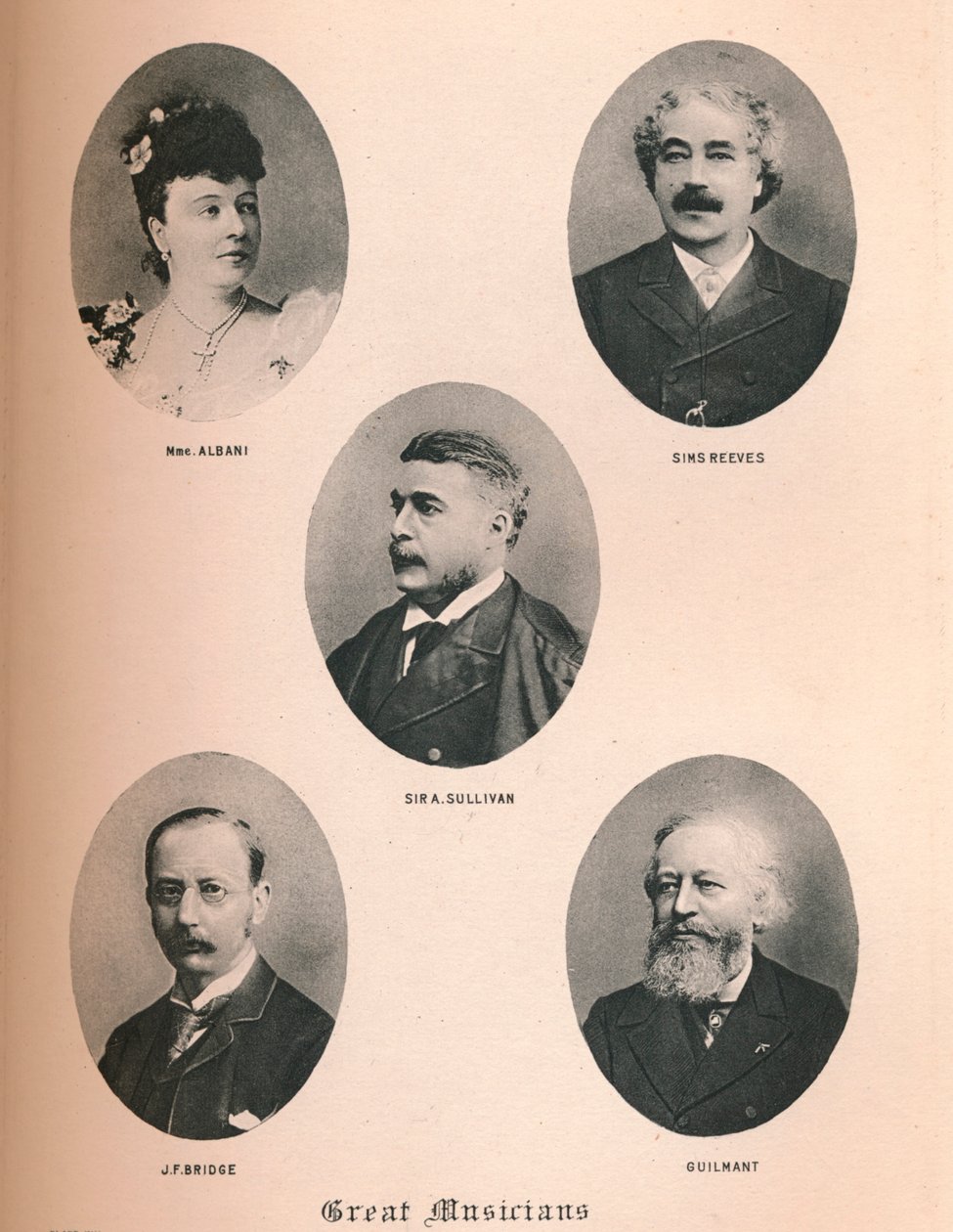 Store musikere - Plate XIV., 1895 av Unbekannt