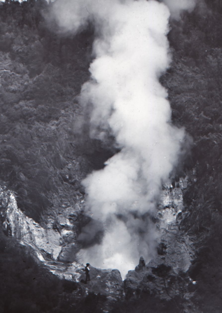 Great Wairakei Geyser, slutten av 1800-begynnelsen av 1900-tallet. av Unbekannt