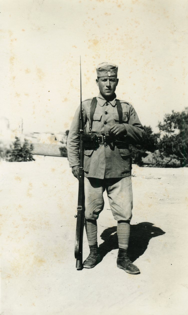 Gresk soldat, Kreta, Hellas, 1941 av Unbekannt