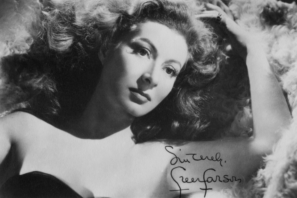 Greer Garson 1904-1996, engelsk skuespillerinne, ca 1930-tallet av Unbekannt