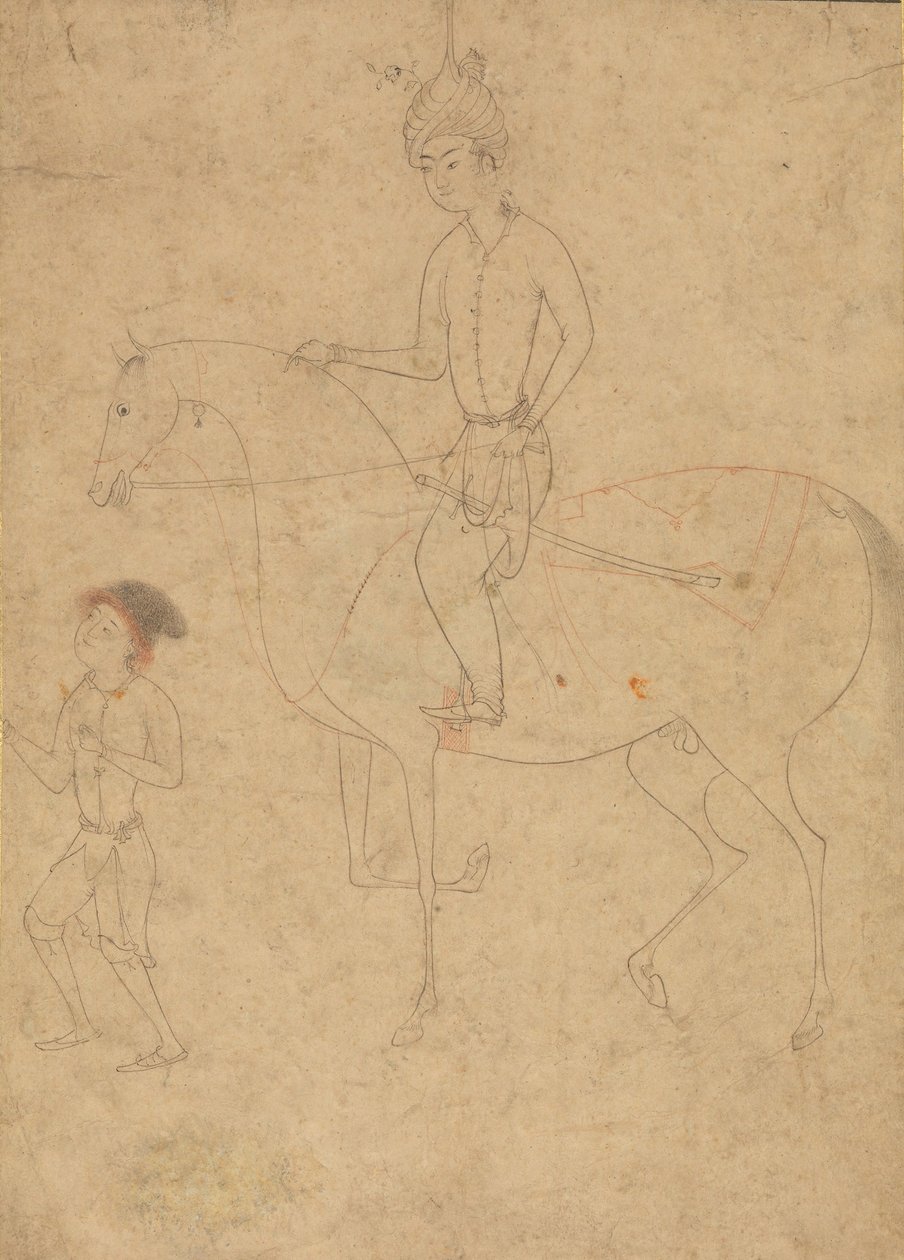 Brudgom og Rytter, 1540-50. av Unbekannt