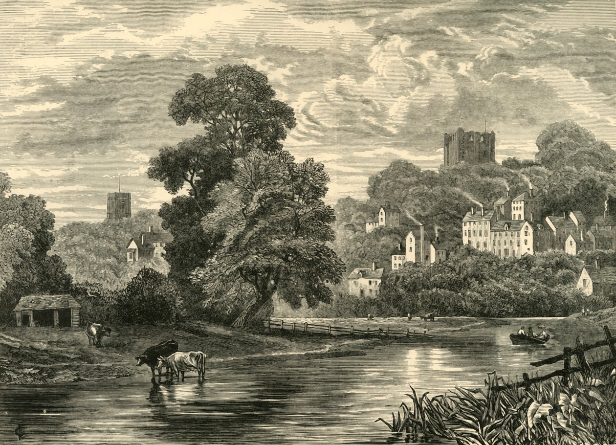 Guildford. Fra elven, 1898. av Unbekannt