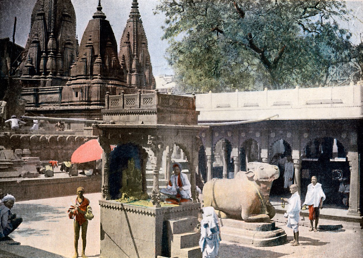 Gyan Bapi Kunnskapsbrønn, Varanasi, India, c1890 av Unbekannt