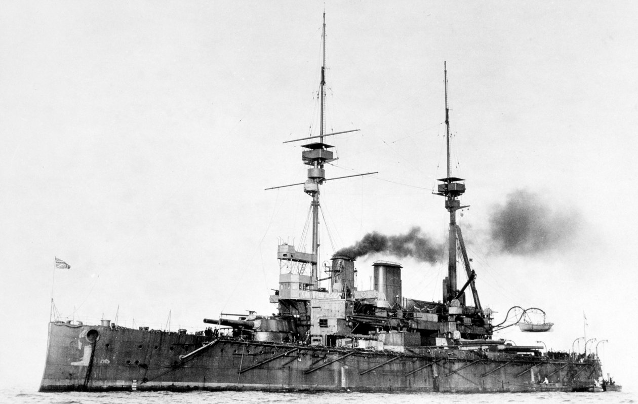 HMS Lord Nelson, c1908-1920 av Unbekannt