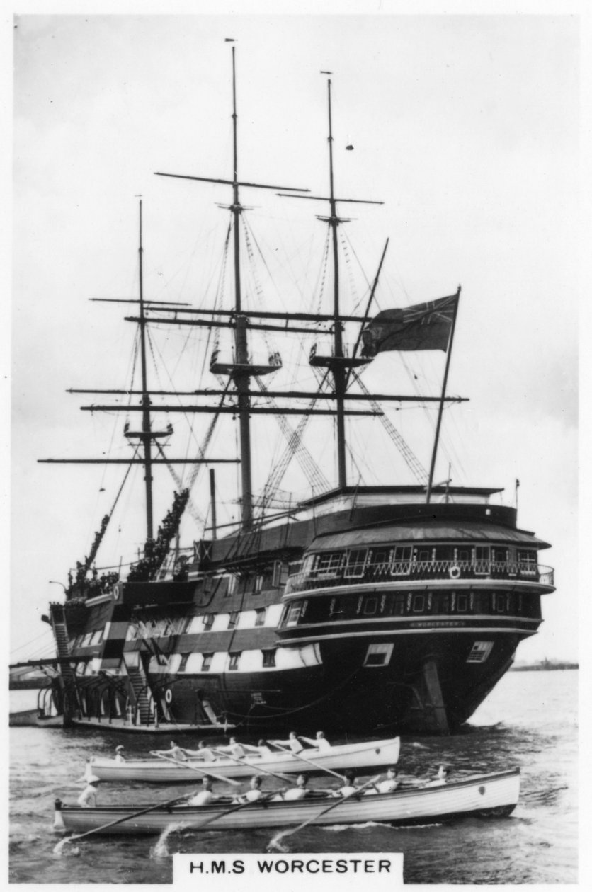 HMS Worcester, 1937 av Unbekannt