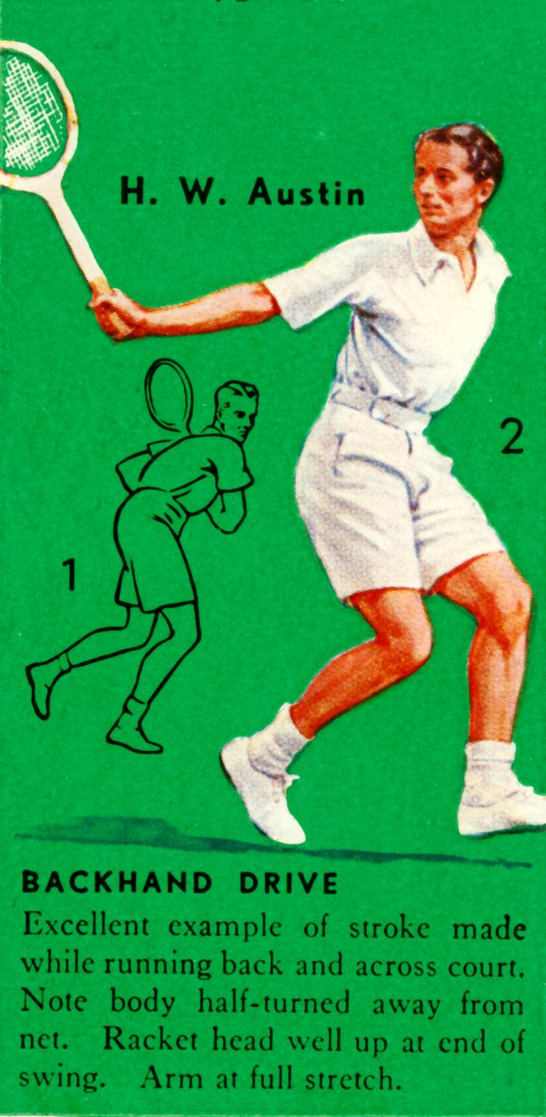 H. W. Austin - Backhand Drive, c1935. av Unbekannt