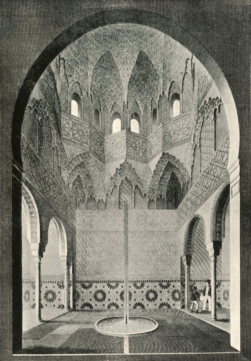 Hall of the Abencerrages, 1800-tallet, 1907. av Unbekannt