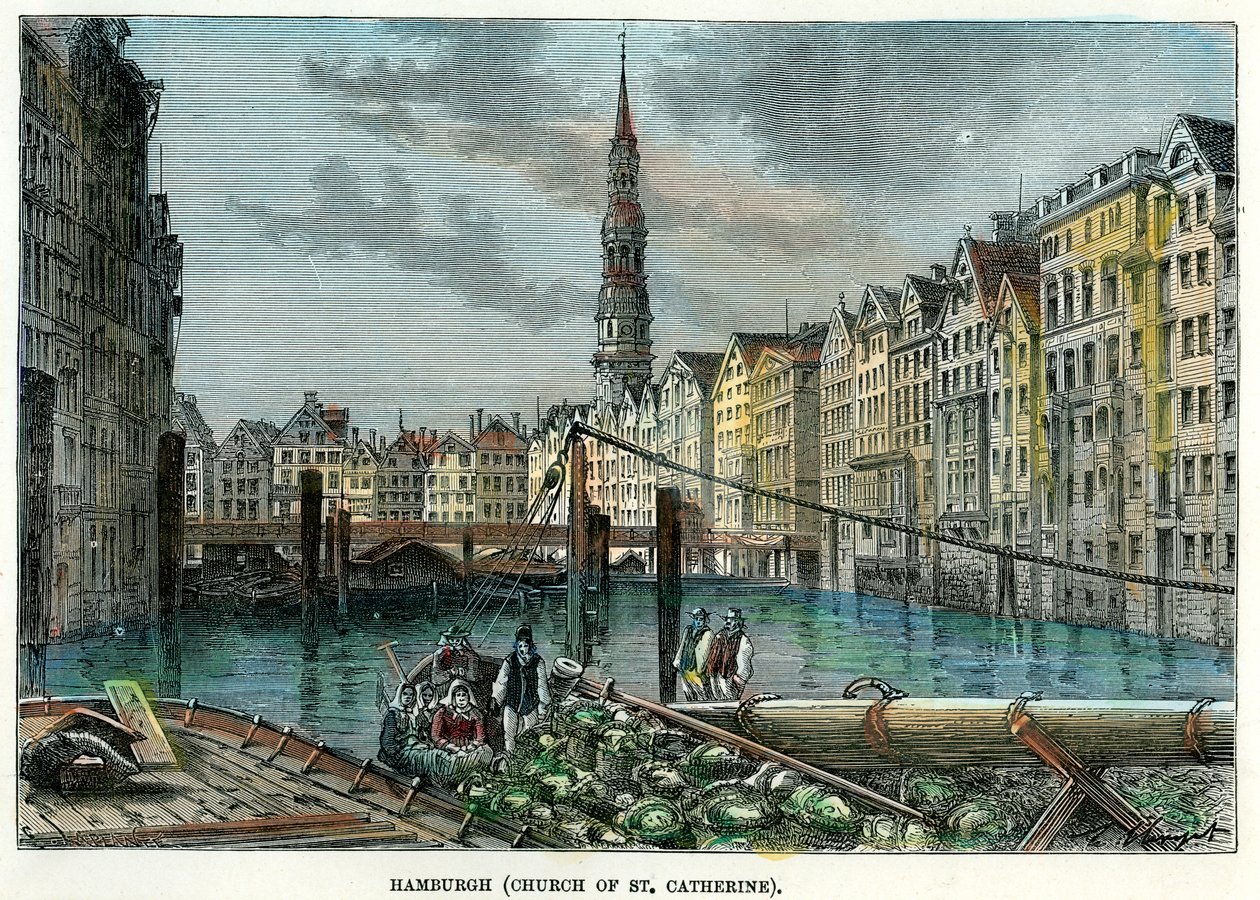 Hamburg, Tyskland, ca 1880 av Unbekannt