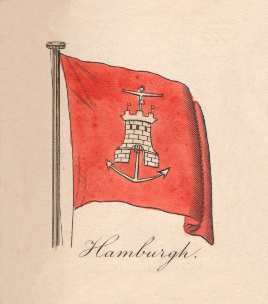 Hamburgh, 1838 av Unbekannt