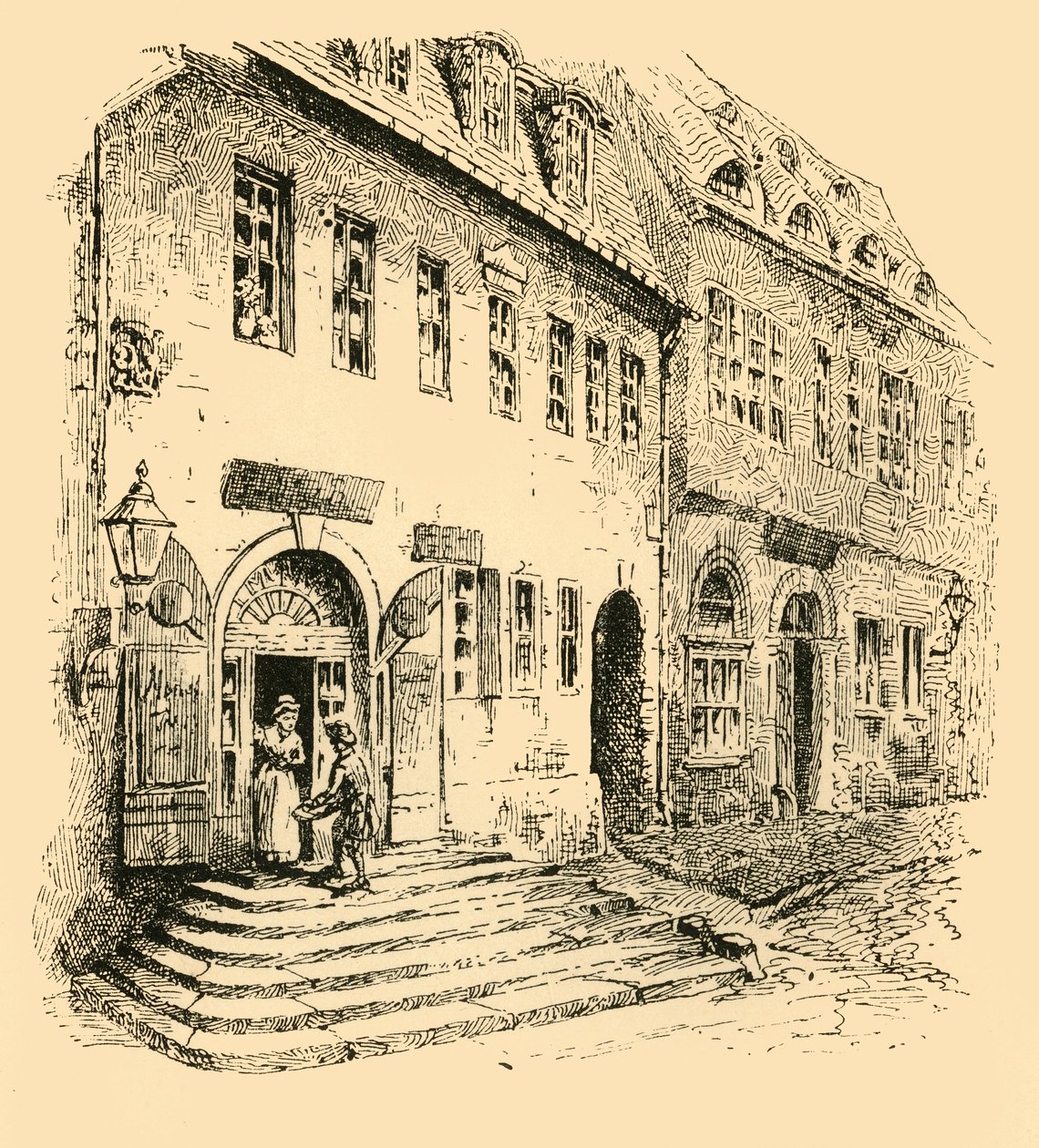 Handelsfødested, Halle, Sachsen, 1907. av Unbekannt