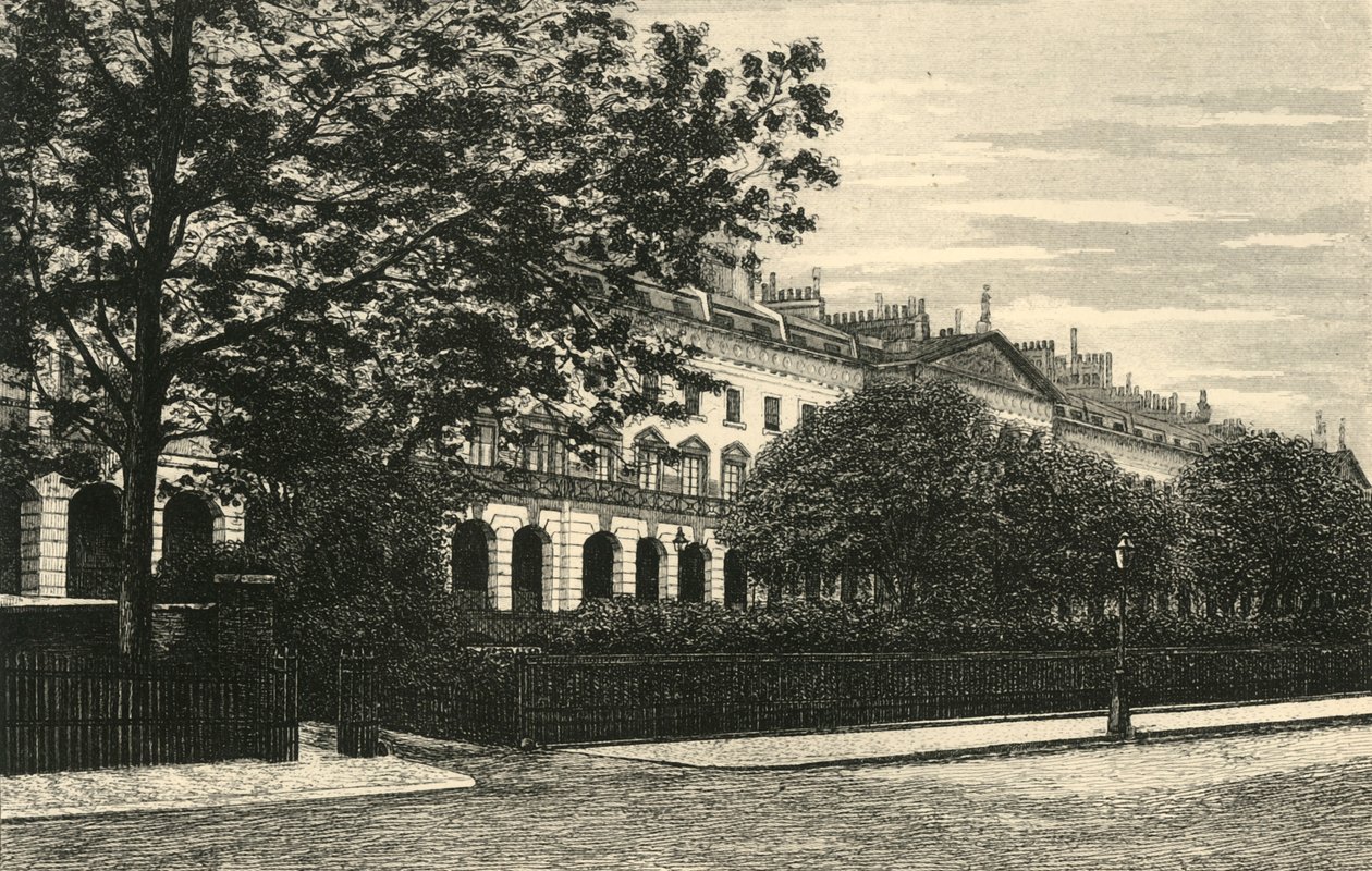 Hannover terrasse, Regents Park, c1876. av Unbekannt