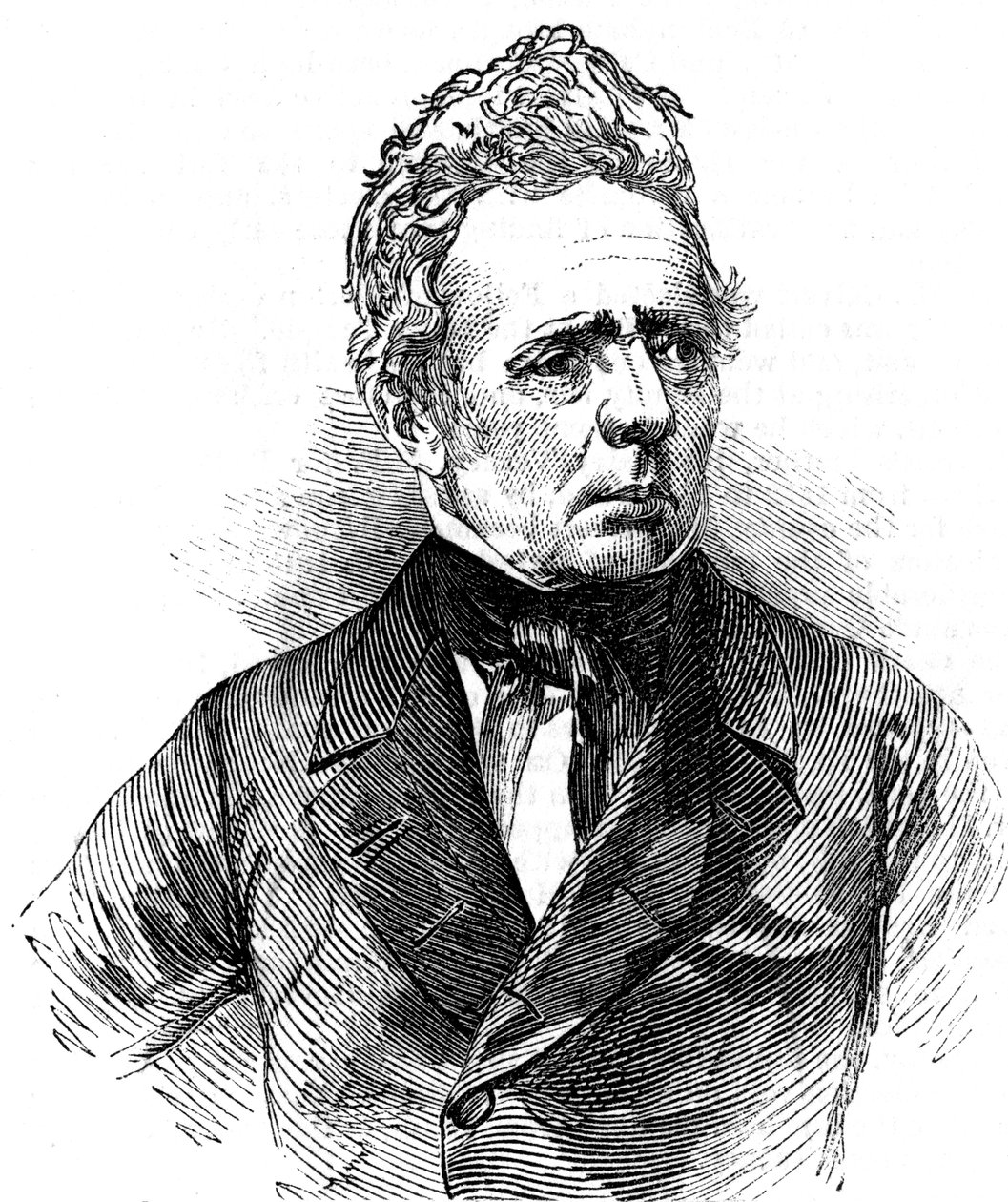 Hans Christian Oersted , dansk fysiker, 1851 av Unbekannt