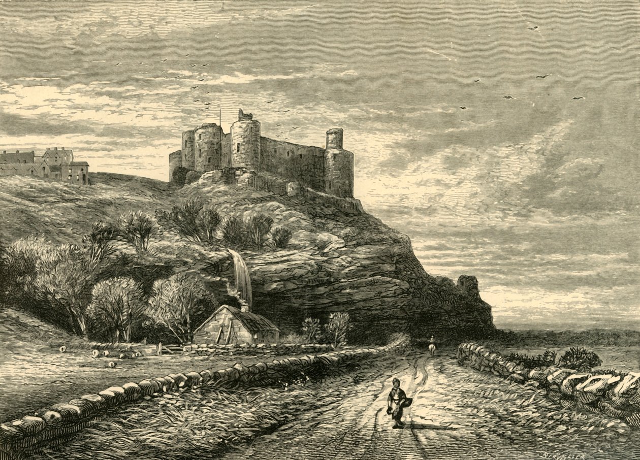 Harlech slott, 1898. av Unbekannt