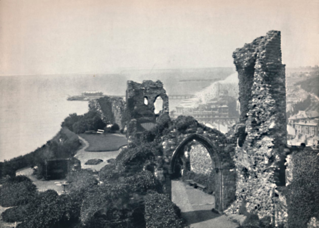 Hastings - The Castle, 1895 av Unbekannt