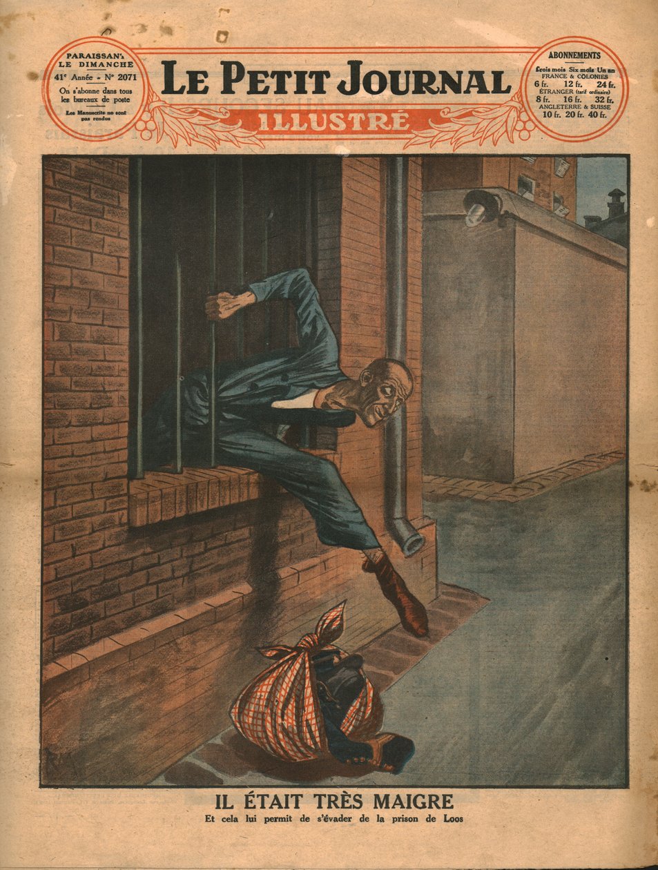 Han var veldig tynn, 1930. av Unbekannt