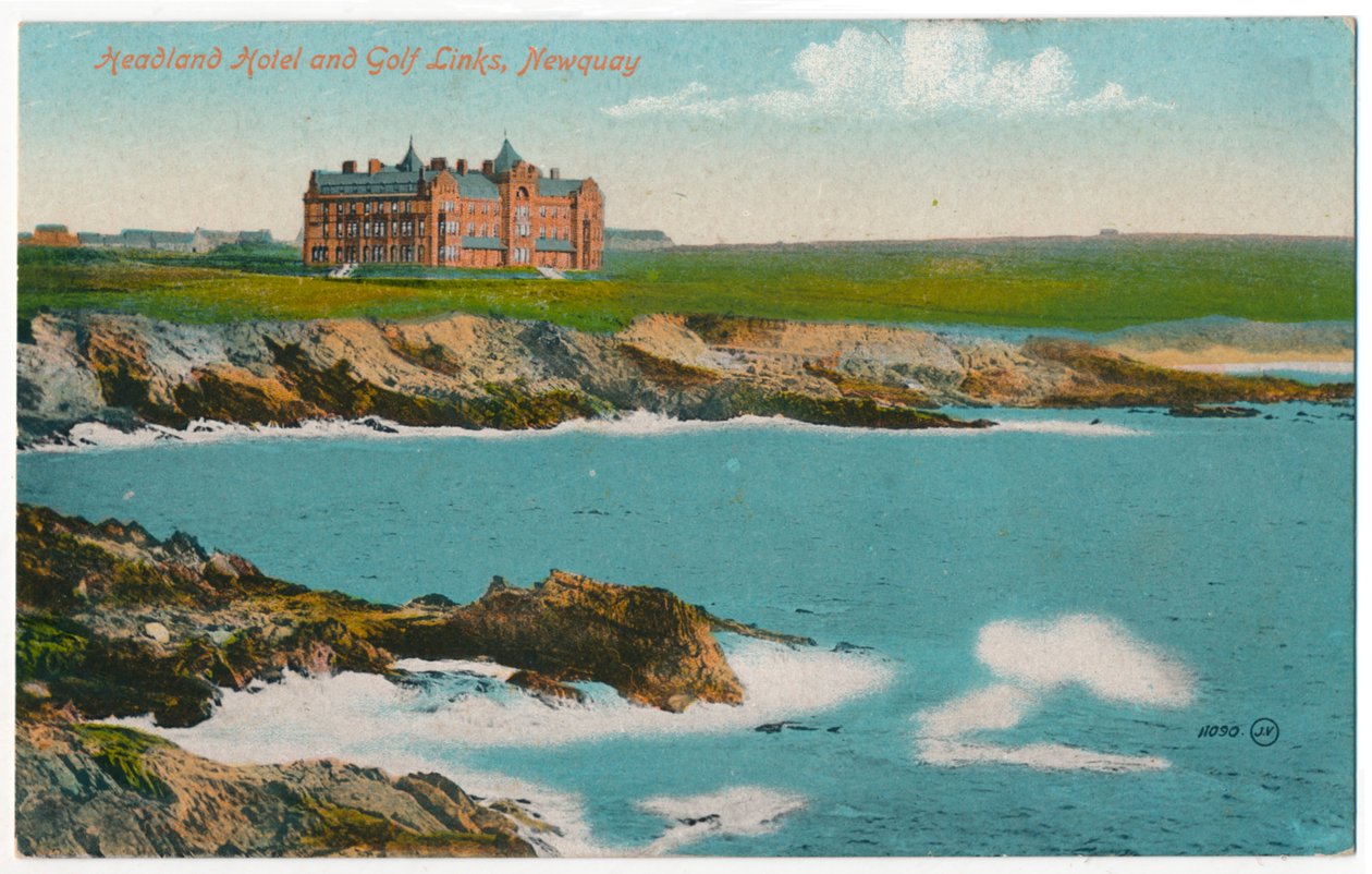 Headland Hotel and Golf Links, Newquay, c1910 av Unbekannt