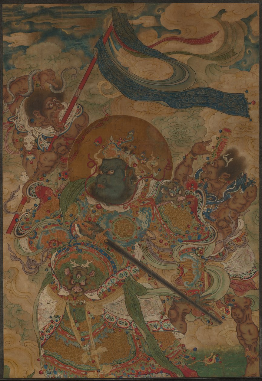 Himmelske kong Virudhaka, 1368-1644. av Unbekannt