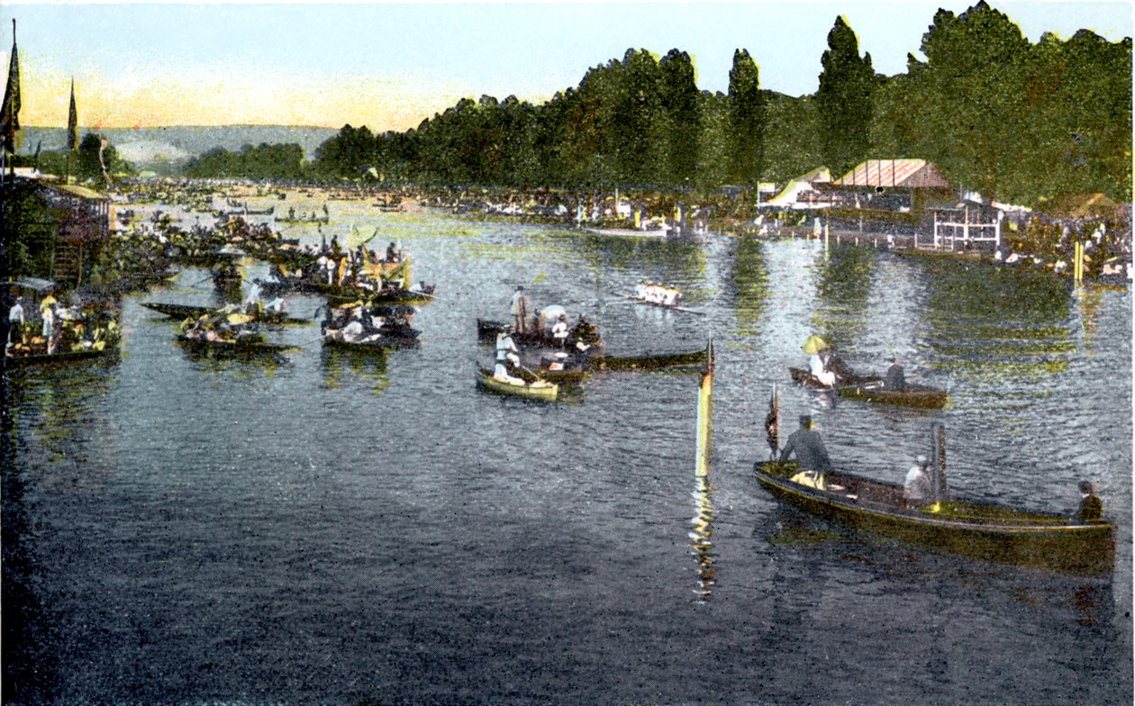 Henley Regatta, Oxfordshire, 20. århundre av Unbekannt