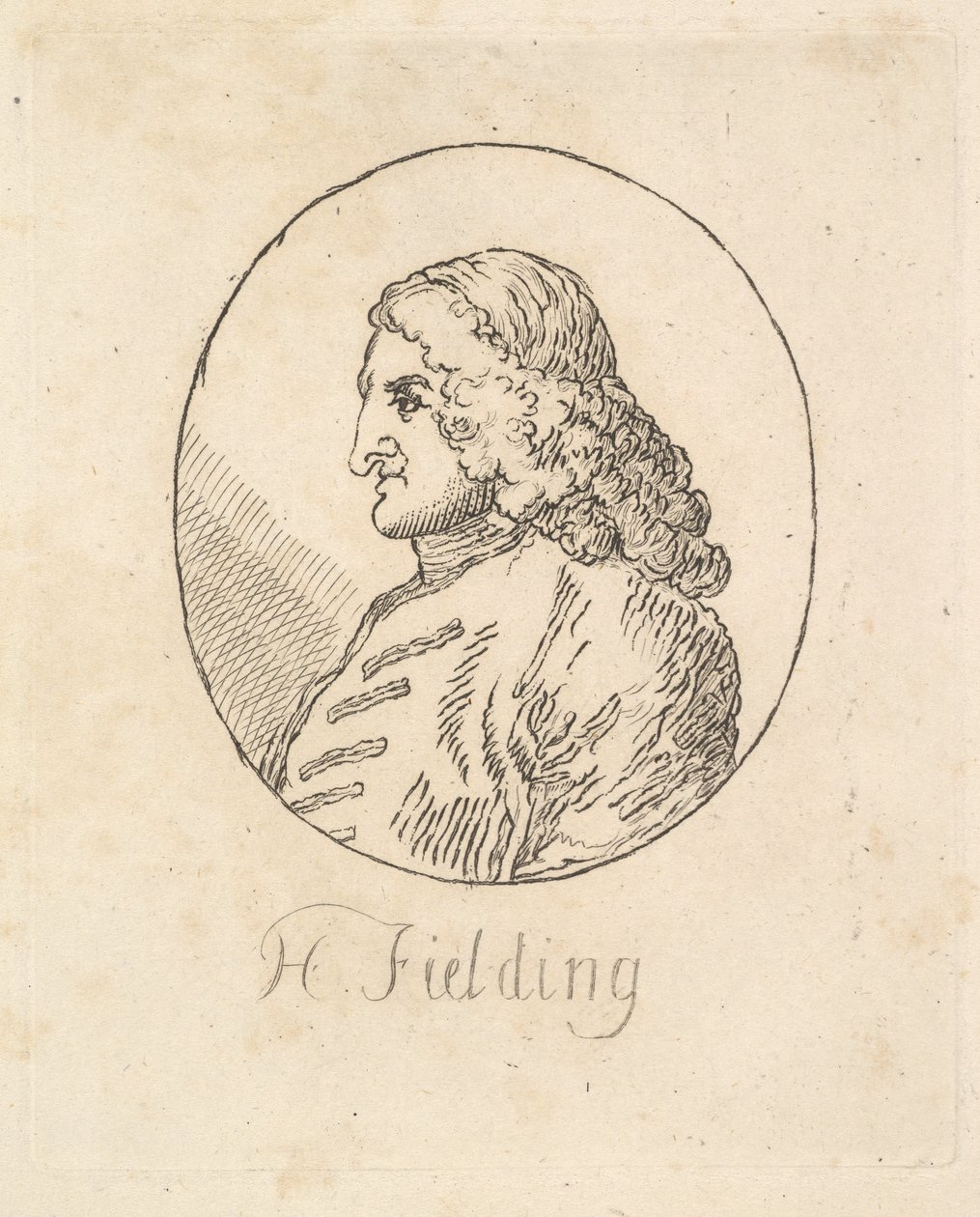 Henry Fielding, ca. 1835. av Unbekannt