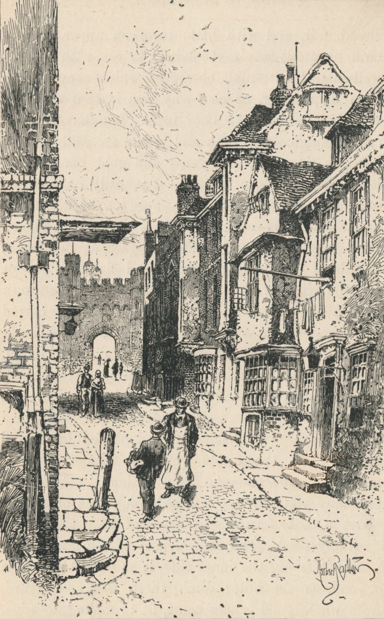 Henry VIIIs gateway, 1895 av Unbekannt