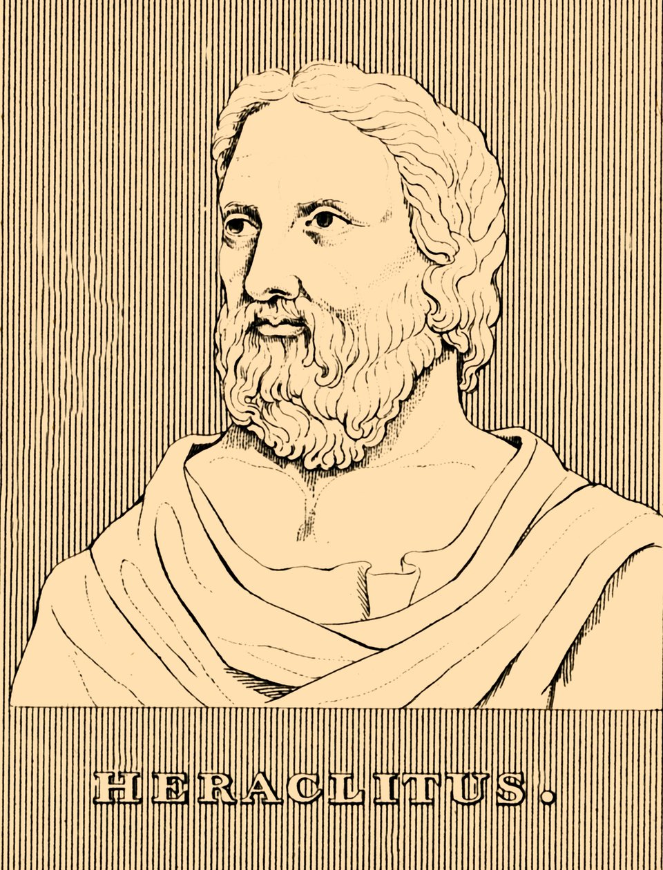 Heraclitus, c535 -c475 f.Kr., 1830. av Unbekannt