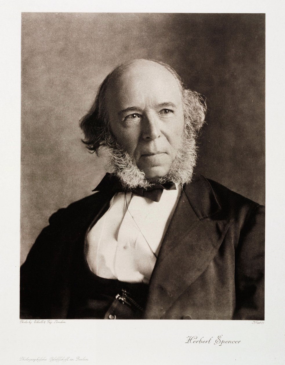 Herbert Spencer , engelsk sosialfilosof av Unbekannt