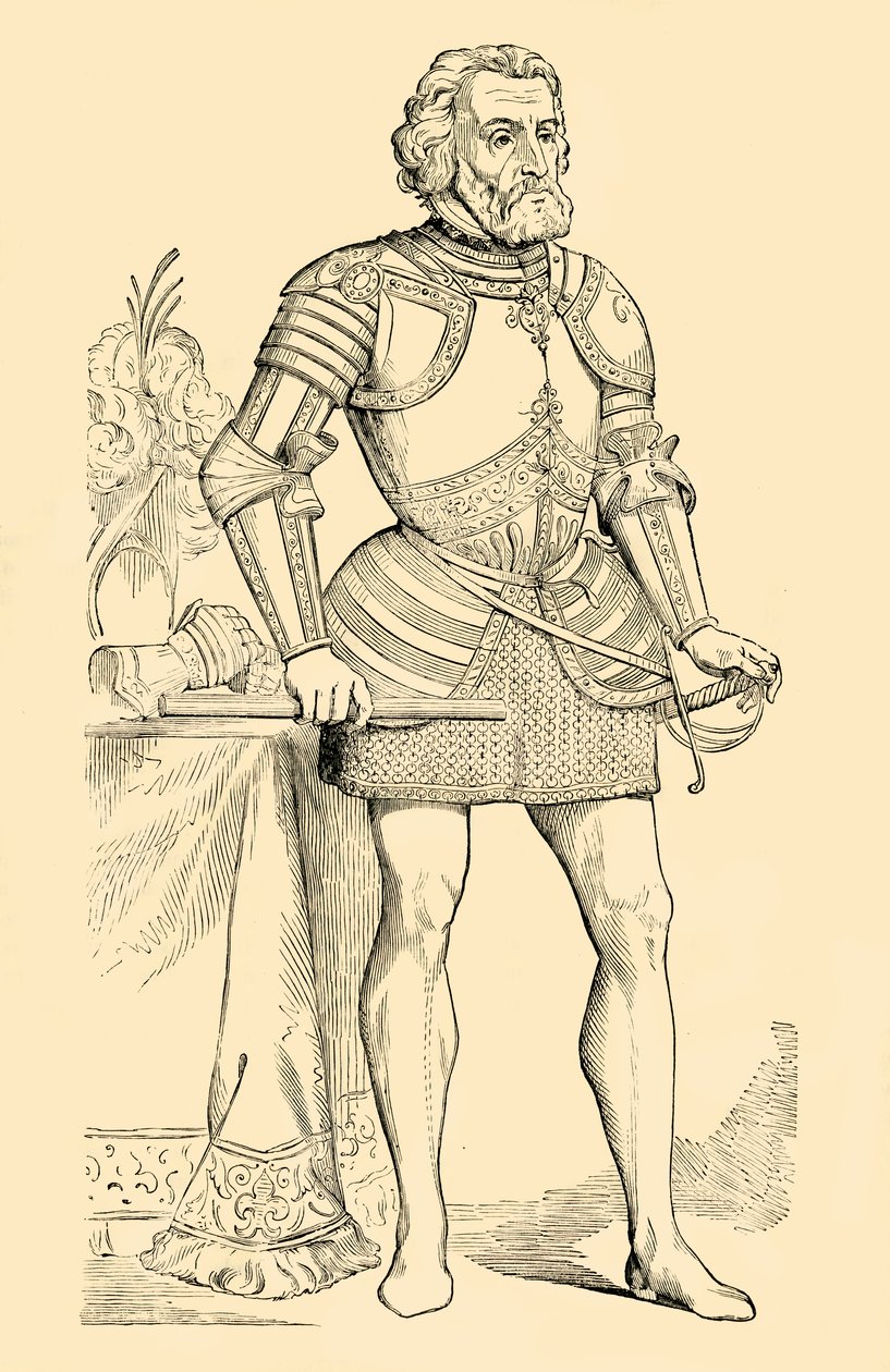 Fernando Cortes, c1530-1540, 1890. av Unbekannt